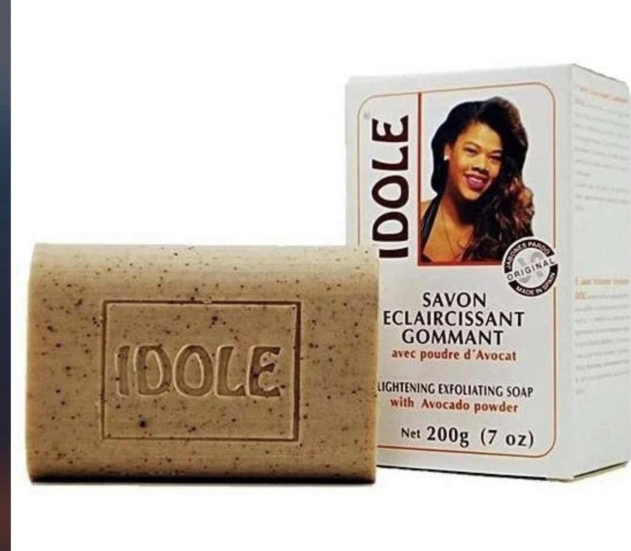 IDOLE Lightening Exfoliating Soap with Avocado Powder – 200g (3 Bars)