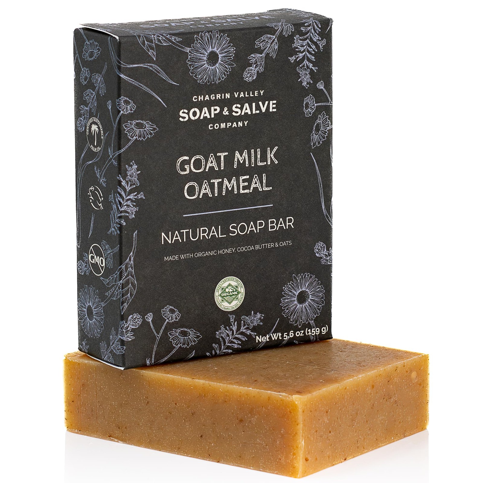 Oatmeal, Honey and Fresh Goat Milk Soap Bar – For Dry Skin and Itchy Skin – O…
