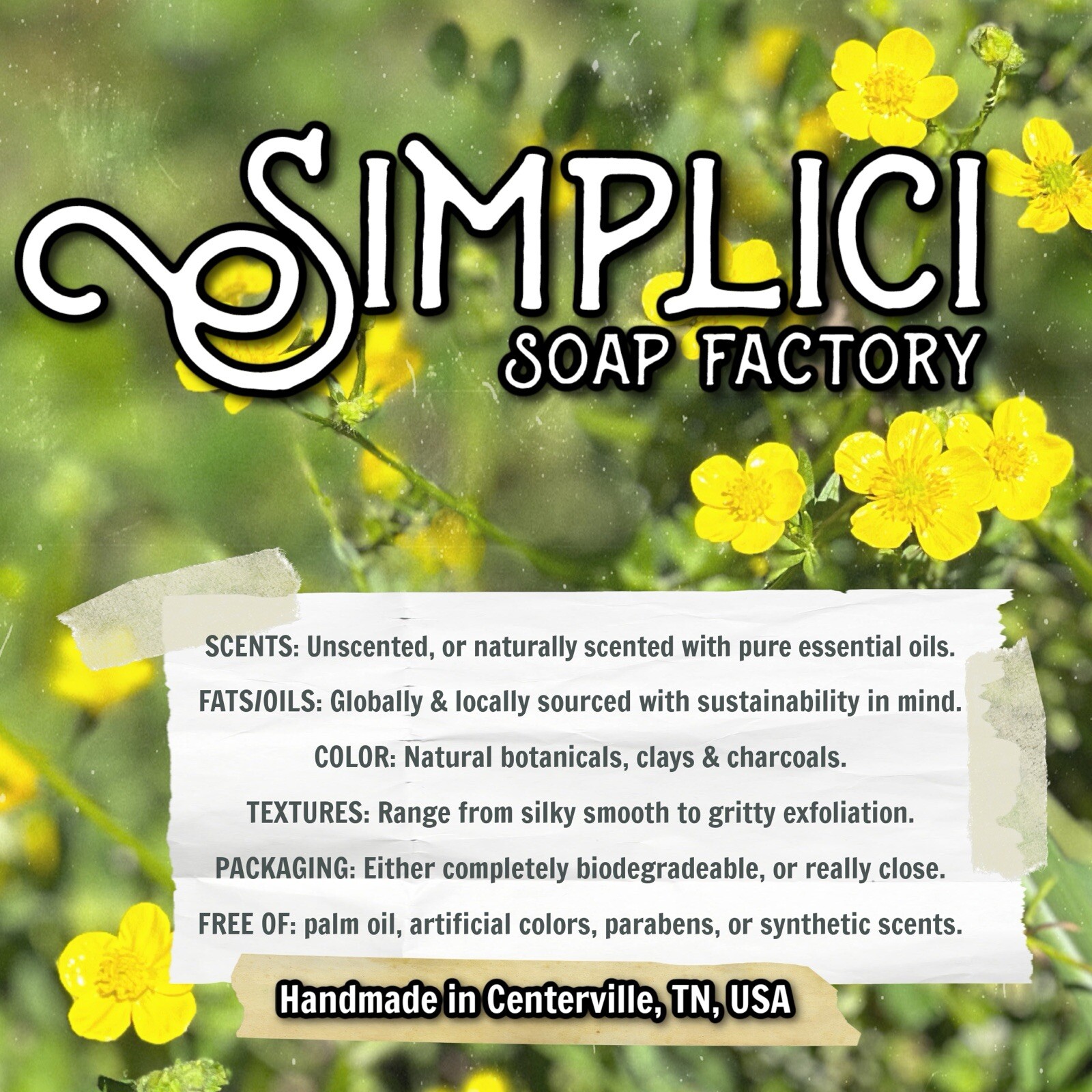 Simplici Roughcut ACTIVATED CHARCOAL Bar Soap. 40 Oz/1133grams per box.