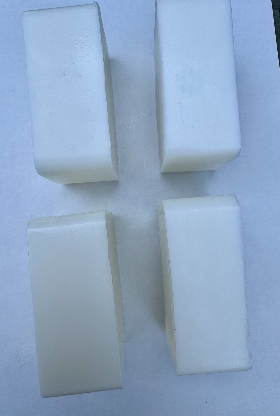2 Big Bars Goat Milk Soap w/ Emollients PREMIUM Softens Skin Unscented Noopy’s
