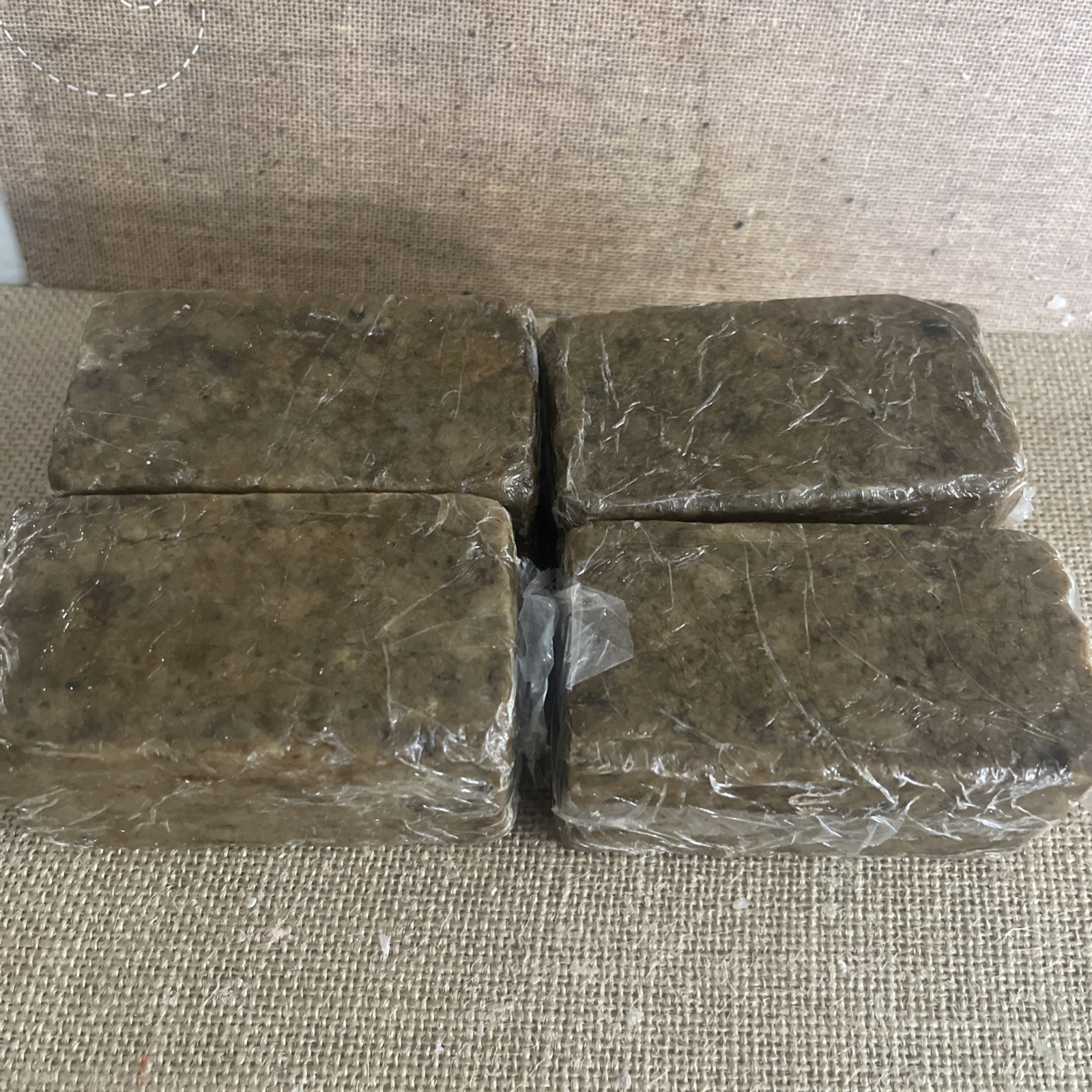 Raw African Black Soap 100% Natural Unrefined Ghana Premium 8oz FREE SOAP SAVER