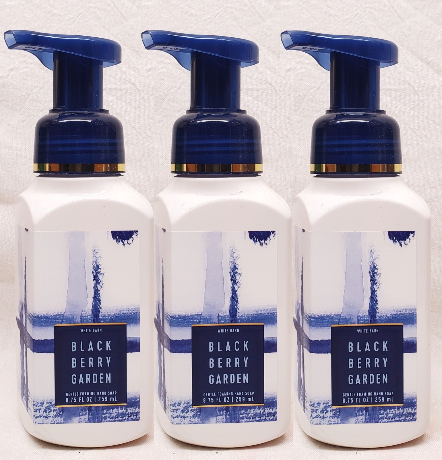3 Bath & Body Works BLACKBERRY GARDEN Foaming Hand Soap
