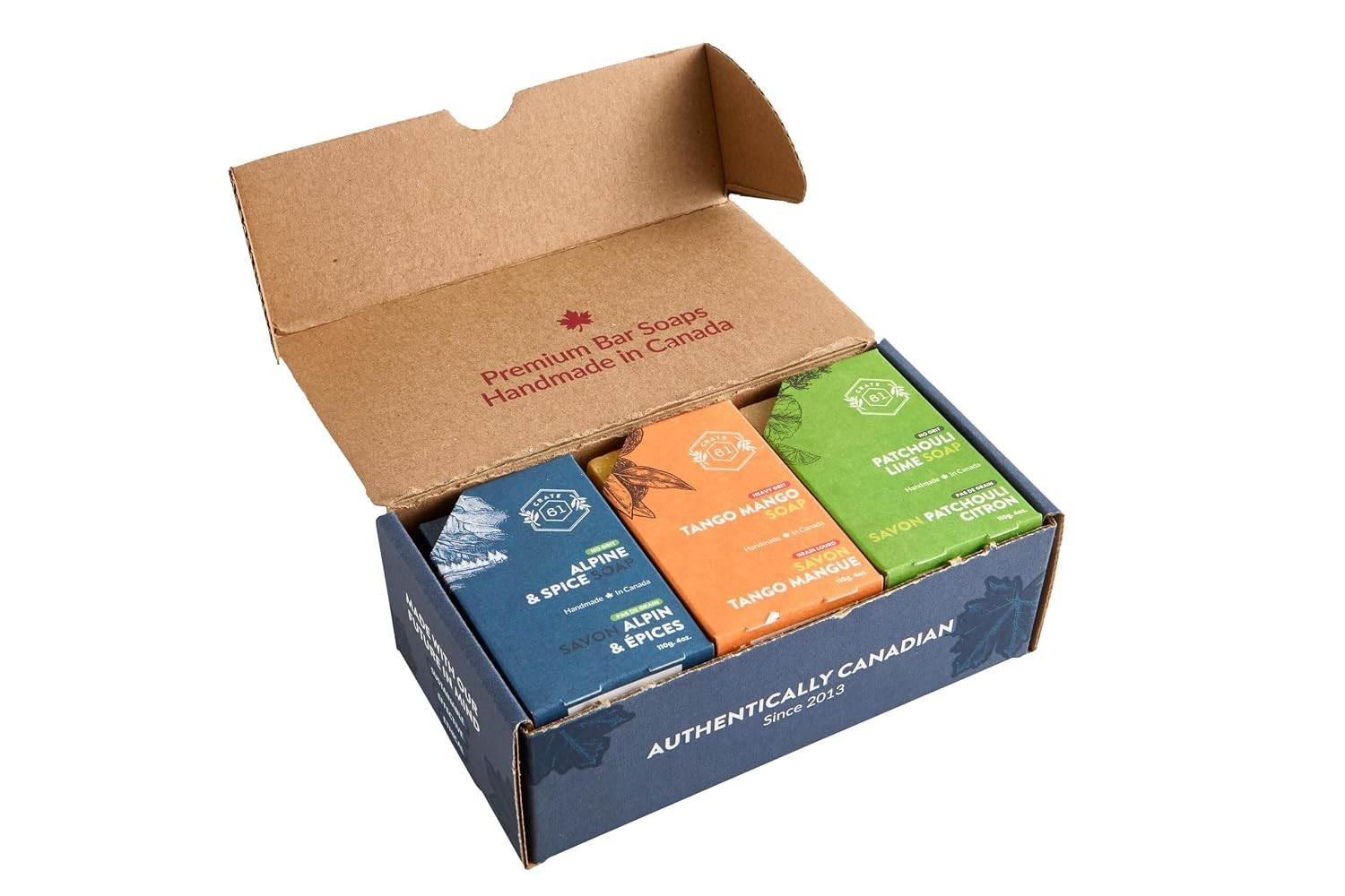 Luxurious Handmade Cold Process Soap Set – Eco-Friendly Gift for Him