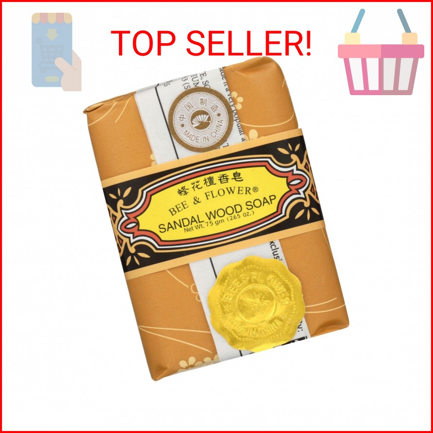 Bee & Flower – Chinese Sandalwood Soap 2.65oz – 12/case