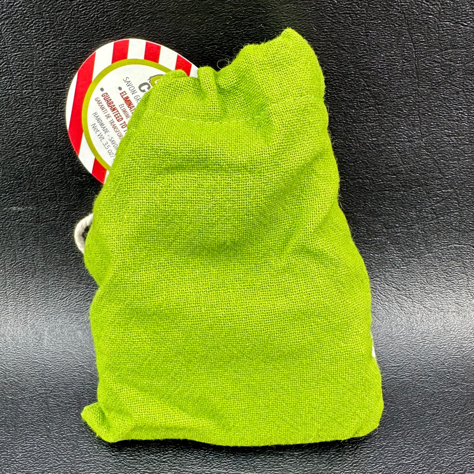Grinch Bag of Coal Soap Charcoal Novelty Christmas Stocking Stuffer Secret Santa