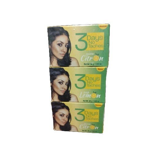3 Days No Tactes Lemon Soap (80g/ 2.82oz Each) Pack Of 2