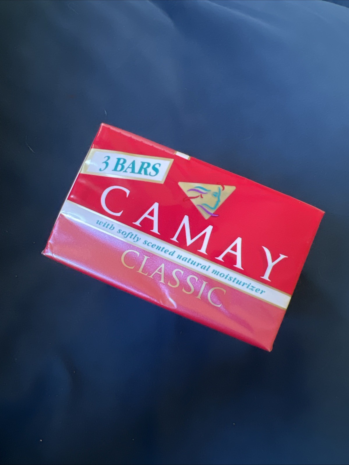 Camay Classic Pink Soap Softly Scented Beauty Bar 3-Pack Bath Bars 4.5 oz 1999