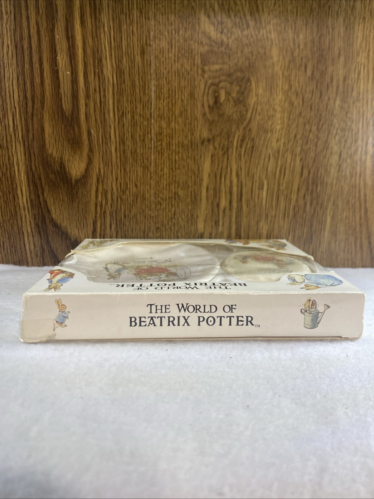 VTG 1992 The World of Beatrix Potter Frederick Warne & CO Soap & Dish. NEW.