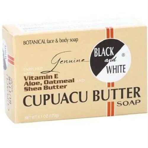 Black & White Cupuacu Butter Soap 6.1oz