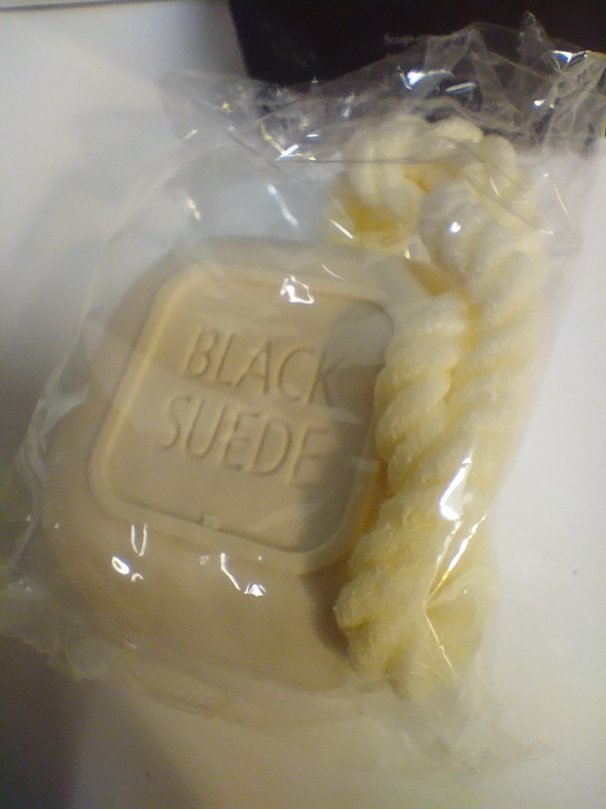 Avon Black Suede Soap on a Rope. Factory Sealed. Rare, HTF, Vintage