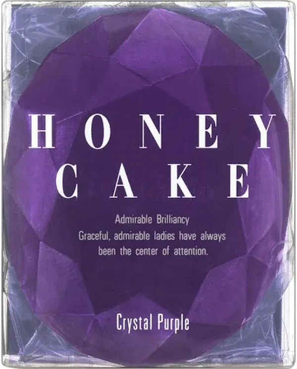 Shiseido Hone Cake Crystal Purple Transparent Facial Soap 110g Made in Japan