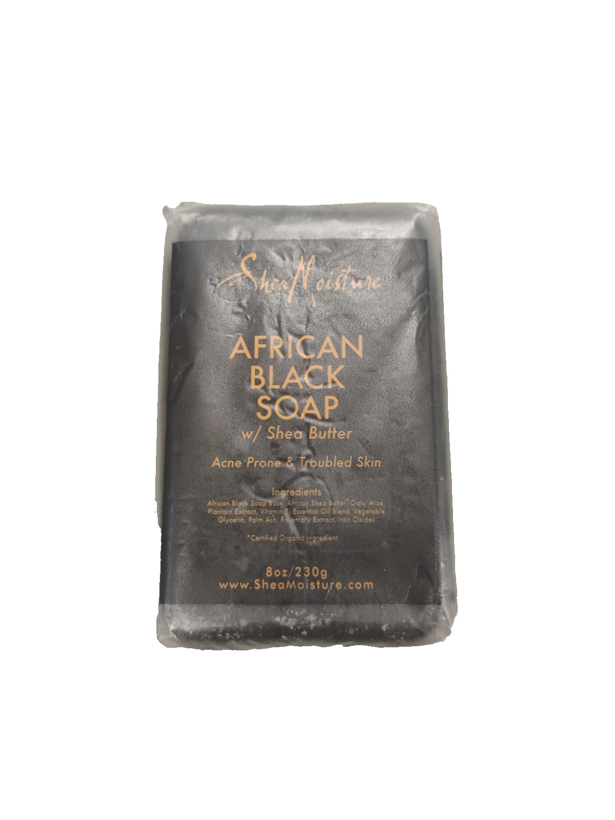 Shea Moisture Vegan African Black Soap 8 oz NEW Shea Butte Acne Prone Skin X4