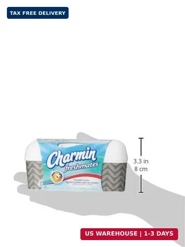 Charmin Flushable Wipes, 40 count per pack