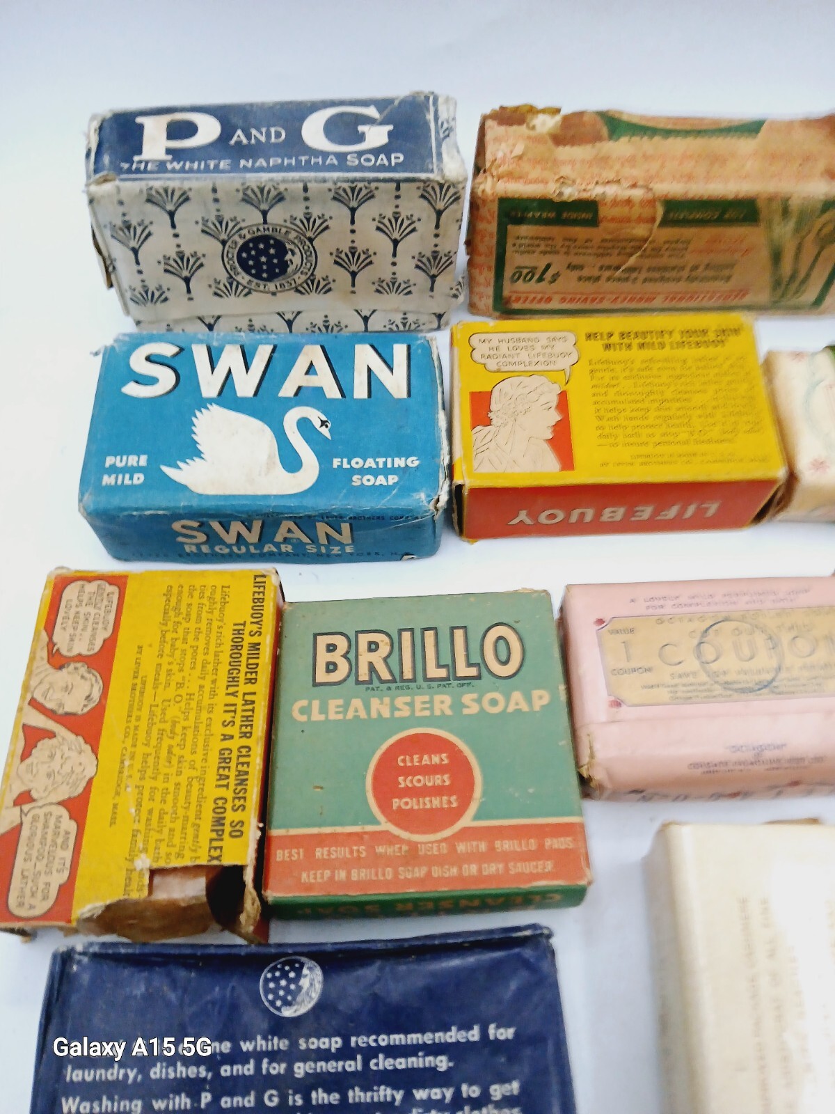 Vintage Mixed Lot Bar Soap Ivory, Lava, P&G, Brilliant, Swan, Octagon, Lifebuoy