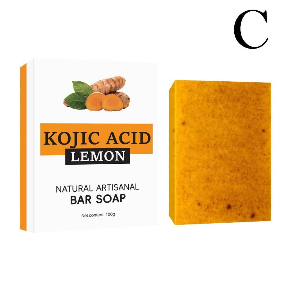 Honey Glow Soap Turmeric Kojic Bar, Lemon Acid Turmeric Face |U.S & Body R0G8