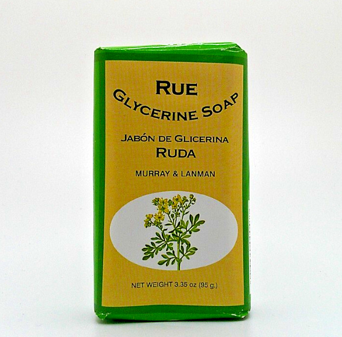 Murray & Lanman Rue Glycerine Soap Bar 3.35 oz Jabon de Ruda Single Bar