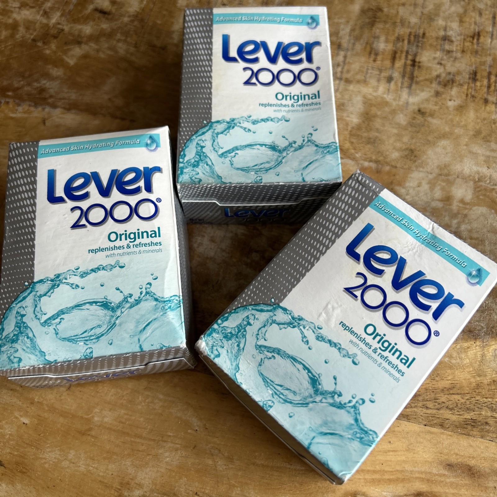 Lever 2000 Original Bar Soap Boxed Vintage Made in USA 4.5 Oz. New NOS 3 Each
