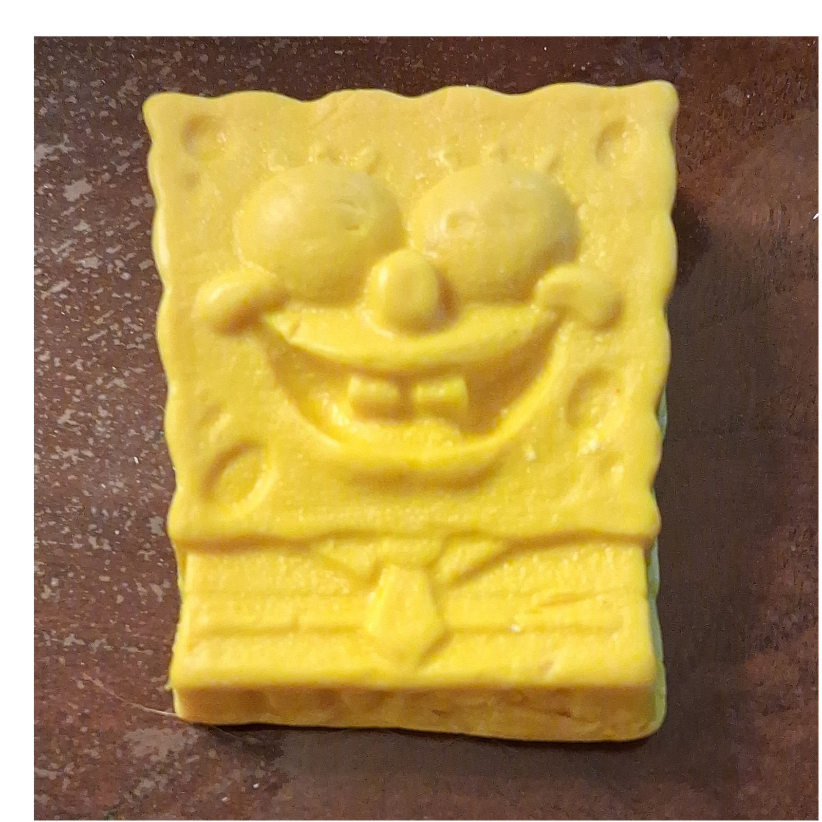 SpongeBob SquarePants Yellow Character Shaped Body Bar Soap for Kids