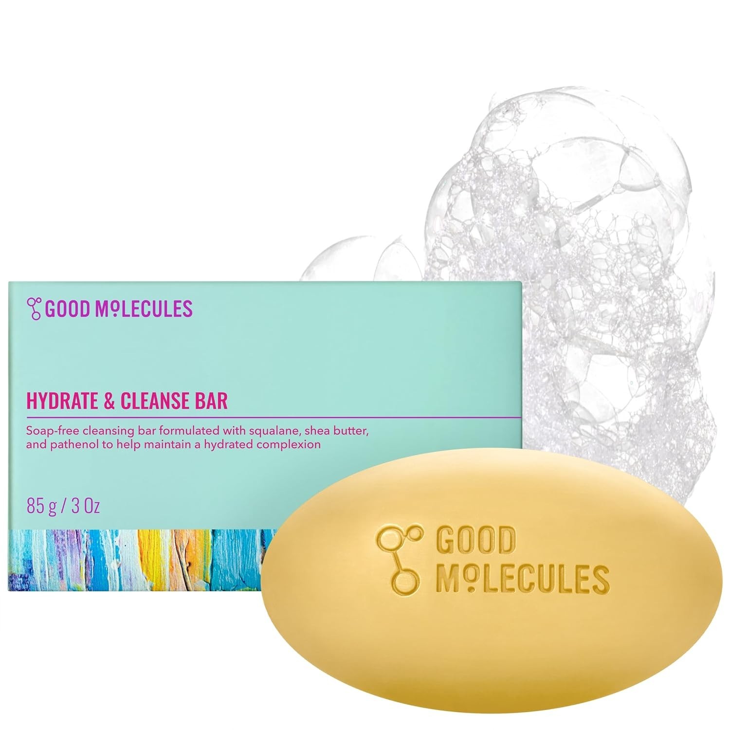 Moisturizing Soap-Free Cleansing Bar – Pampering Solution for All Skin (3.15oz)