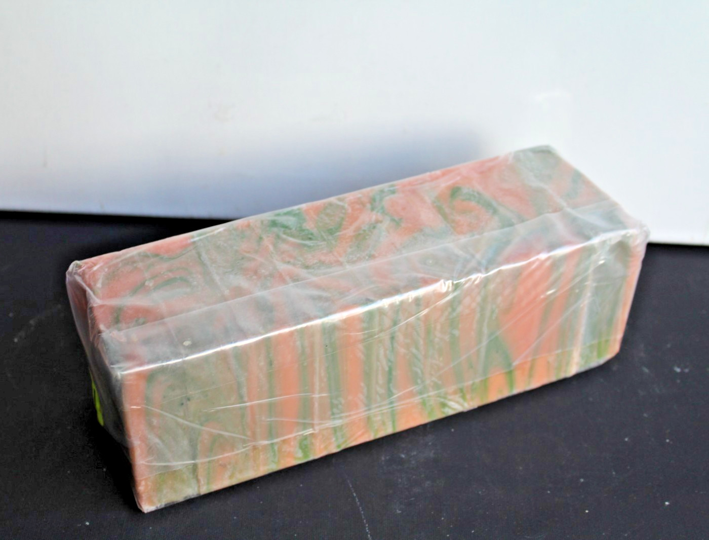 Apple Cantaloupe Handmade Soap Loaf 9 Bars precut