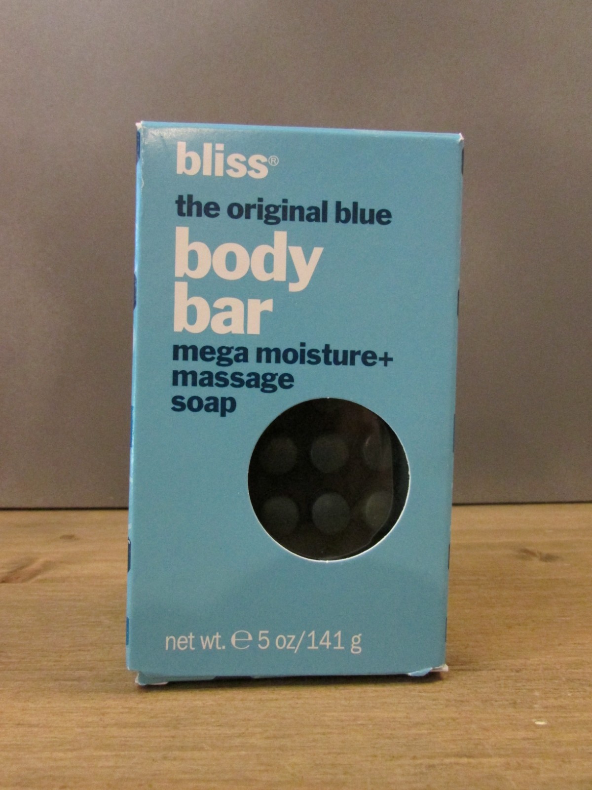 Bliss Original Blue Body Mega Moisture Massage Nubs Soap Bar 5 oz 141g – NEW
