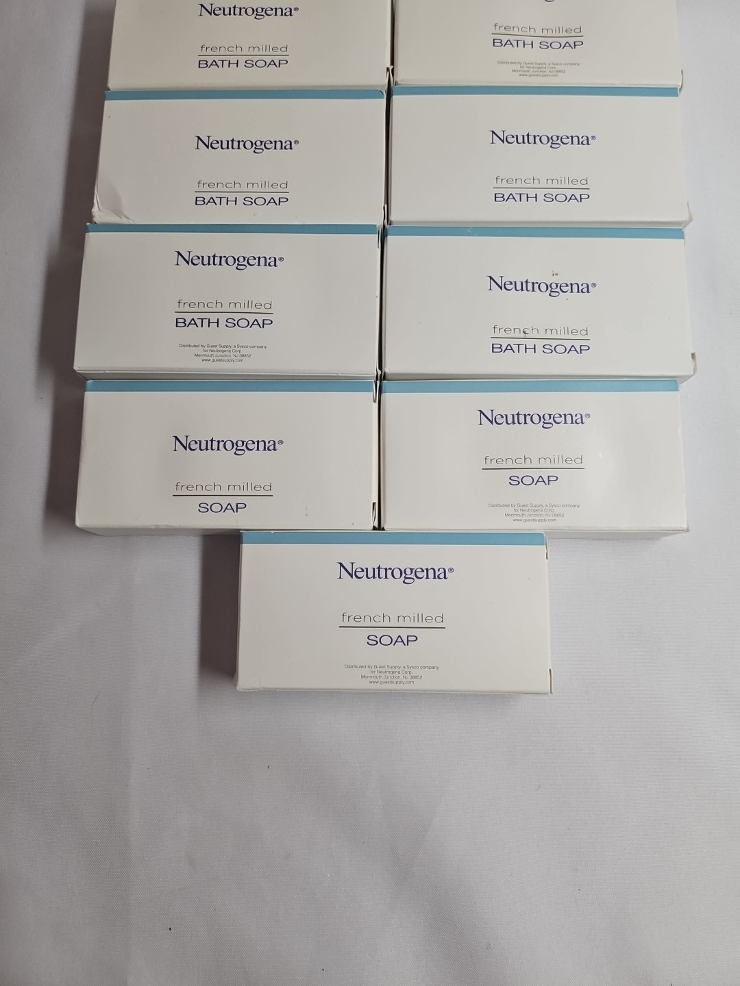 9-Pack NEUTROGENA French Milled Bath Soap Boxed Travel Size NEW