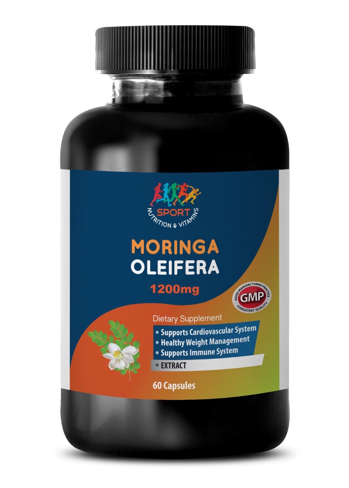 Anti Aging Herb – Super Food – Moringa Oliefera Extract 1200mg – 1 Bottle 60Ct