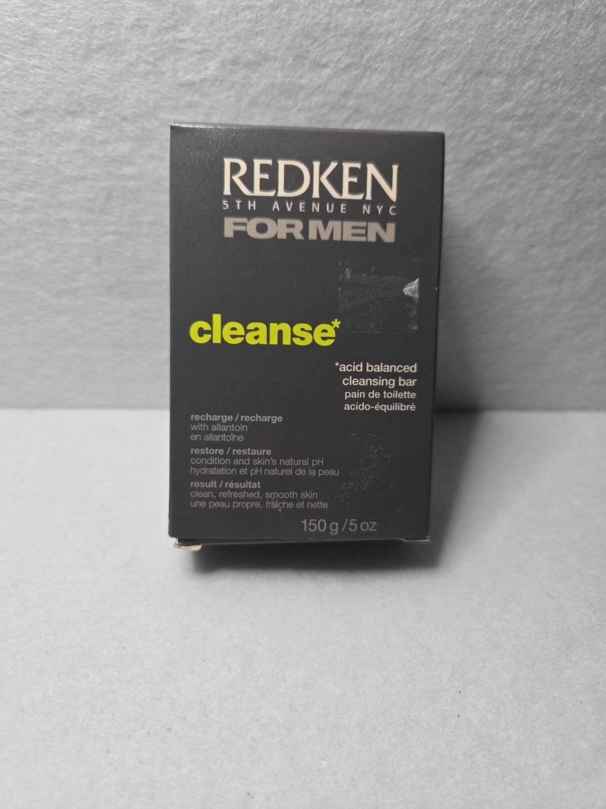 REDKEN for Men Cleanse Acid Balanced Cleansing Bar 5 oz New Sealed Soap