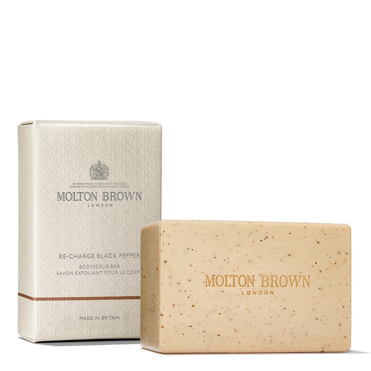 Molton Brown Re-Charge Black Pepper Bodyscrub Bar 8.8 oz