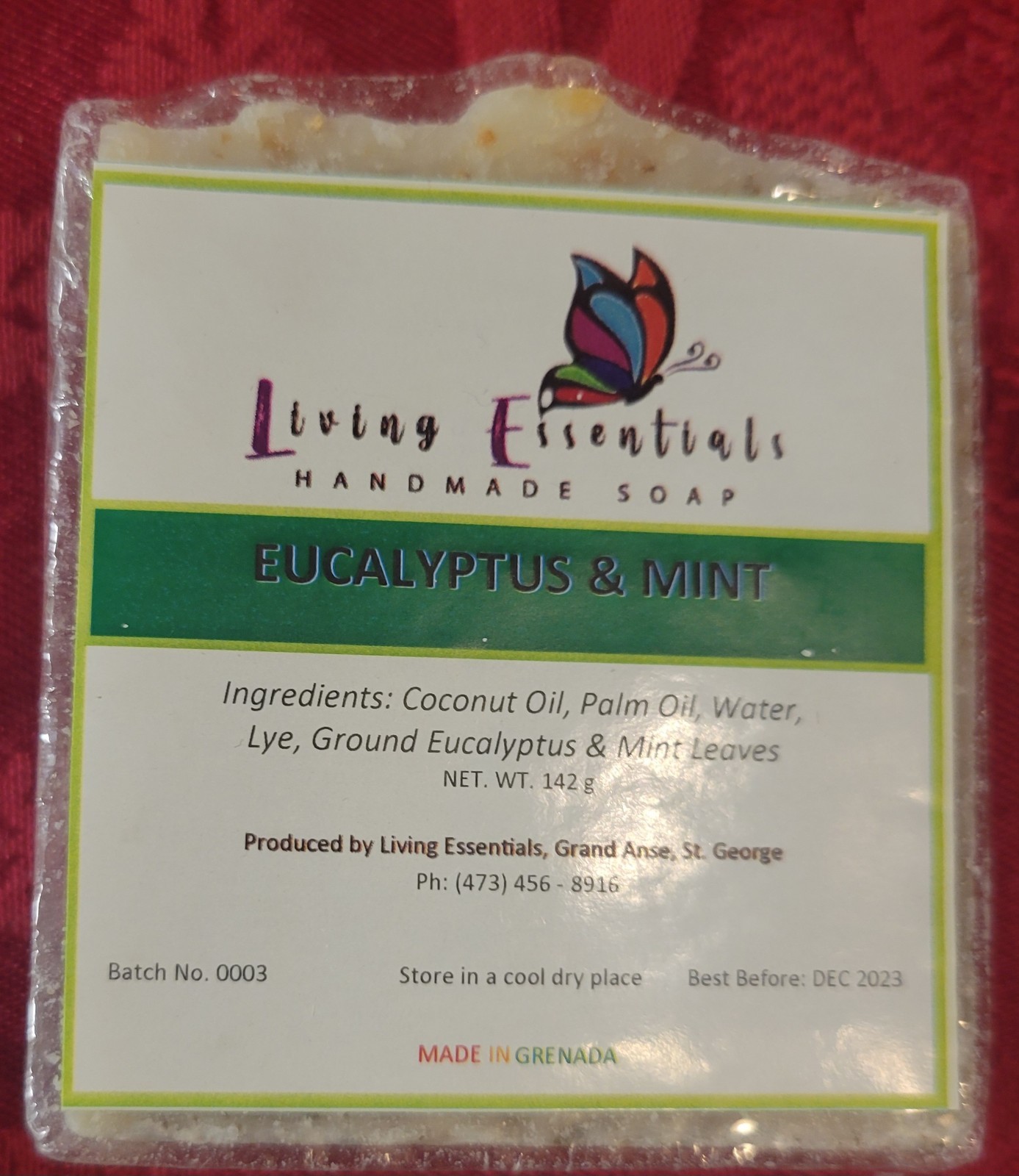 Hand Made Essential Oil & Herb Soaps Lot Of 4