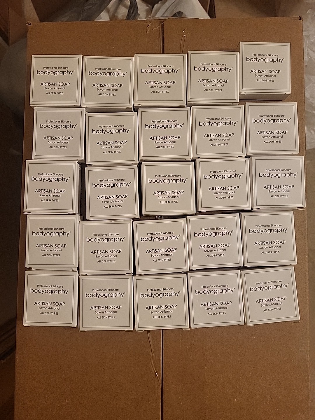 Lot 25 BODYOGRAPHY artisan Soap all skin types each 1.1 fl oz paraben free NIB