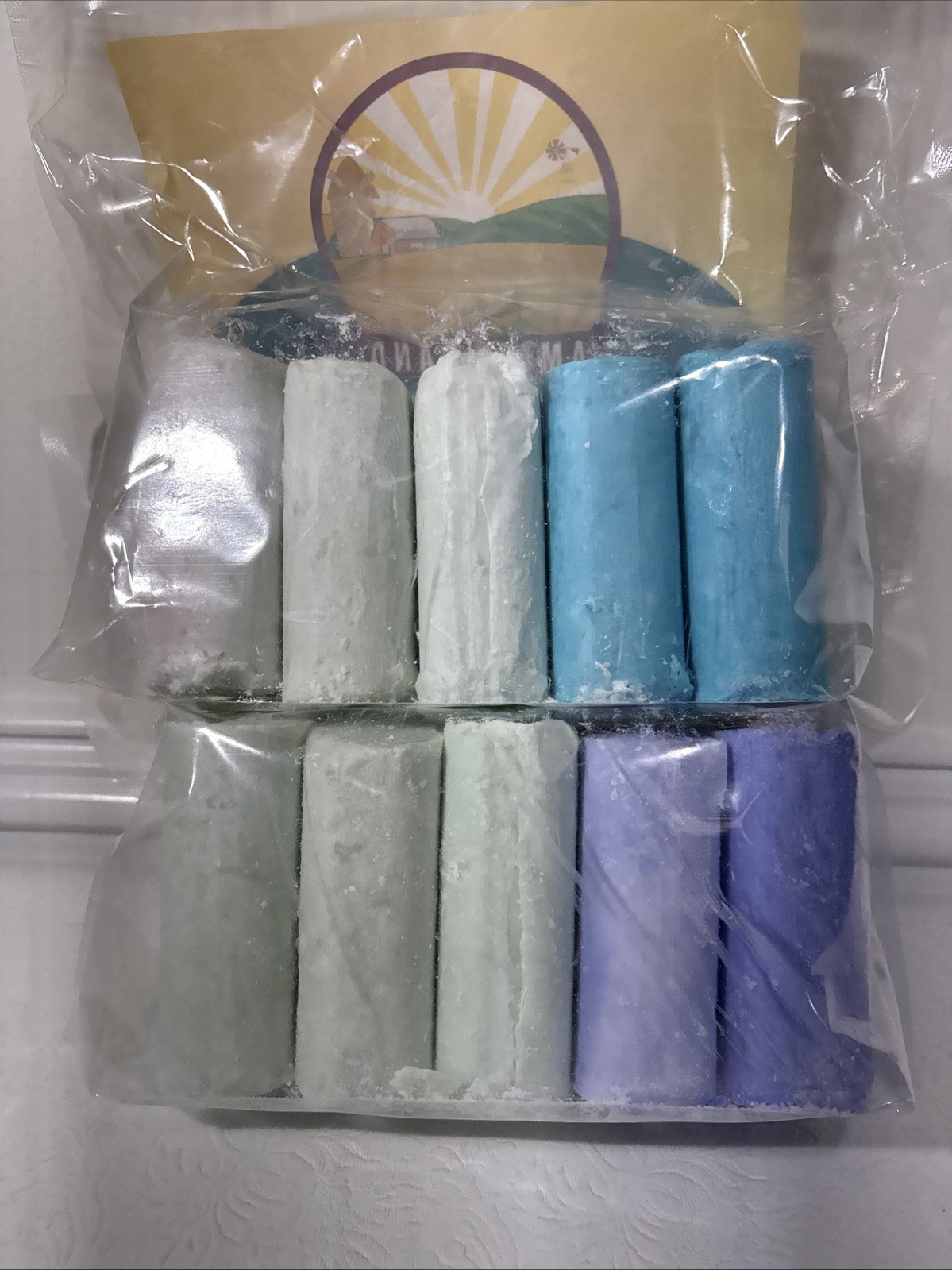 AMISH LAND BAR SOAP 10 5OZ BARS TOTAL 2 BAGS