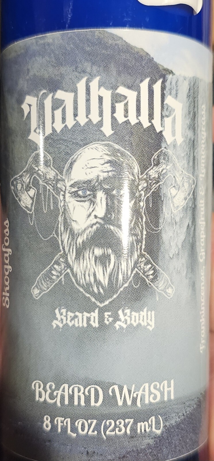 Valhalla Beard & Body Soap Skogafoss Beard Wash New