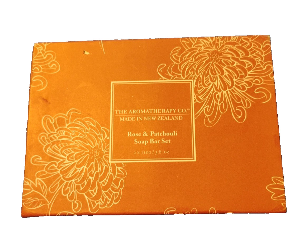 The Aromatherapy Co. Patchouli Bar Soap Set 2, 3.2oz New Zealand Made Gift X2