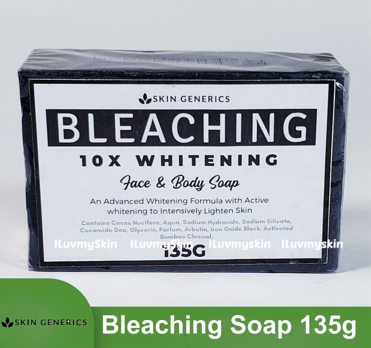 Skin Generics BLEACHING 10x Whitening Face & Body Soap 135g (1 Bar ONLY)