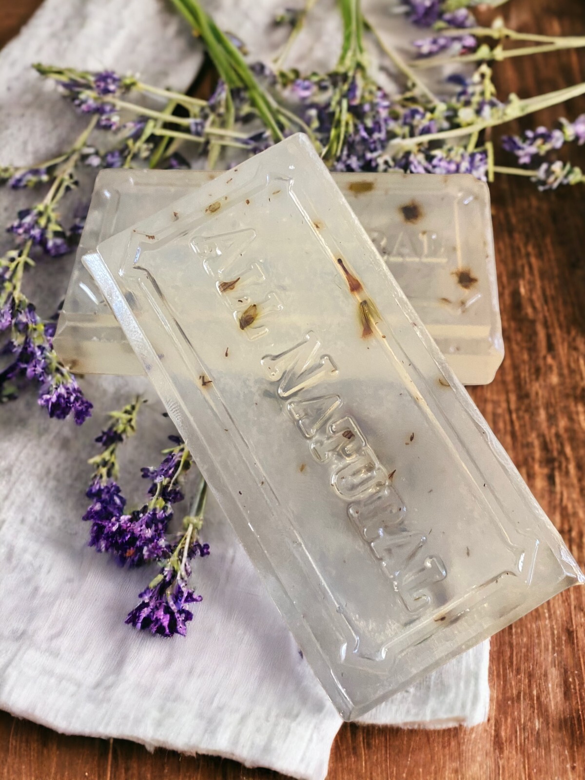 Lavender Artisan Soap with Vitamin E, 3.5 oz -4 oz