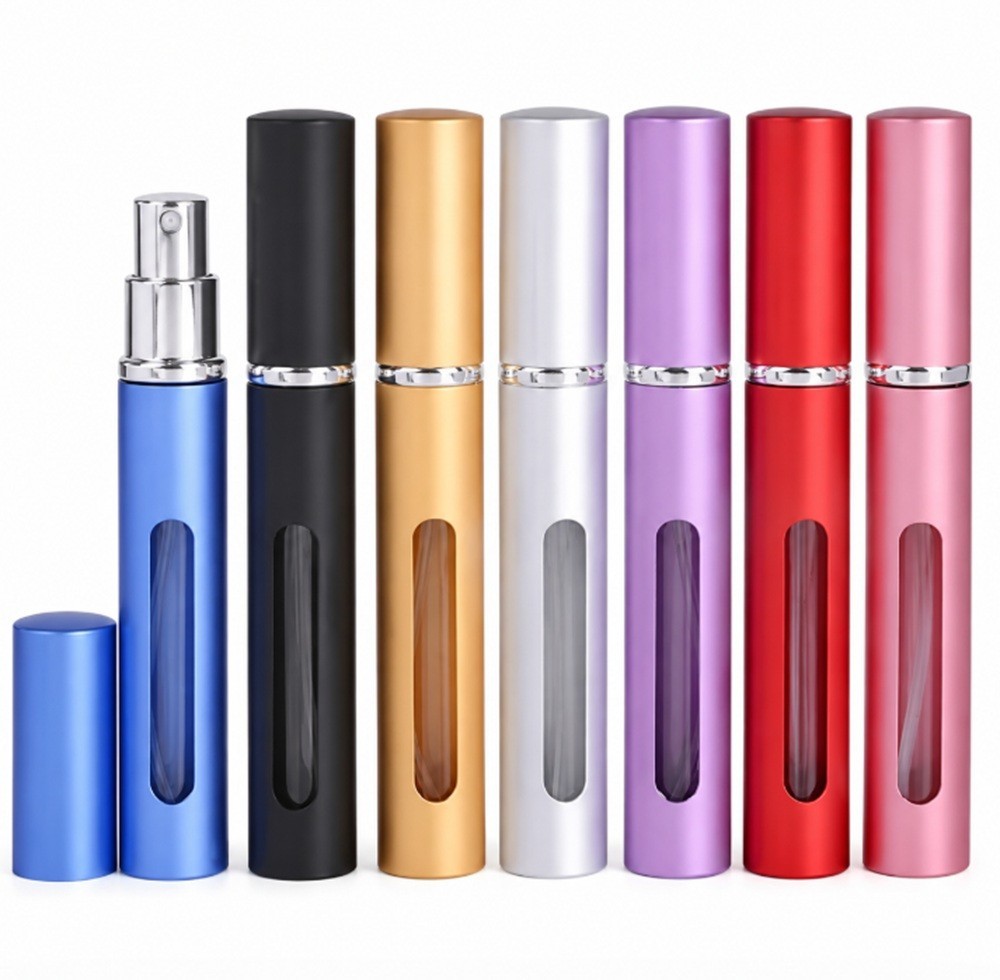 7 Pack 10ml Perfume Atomizer Bottles Refillable Travel Spray Pump Set Leakproof