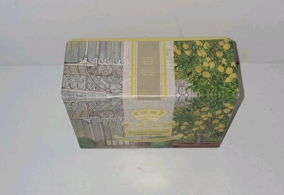 New! Lemon Bath Soap – Della Brevetto Tuscan Garden -Made In Italy – Sealed