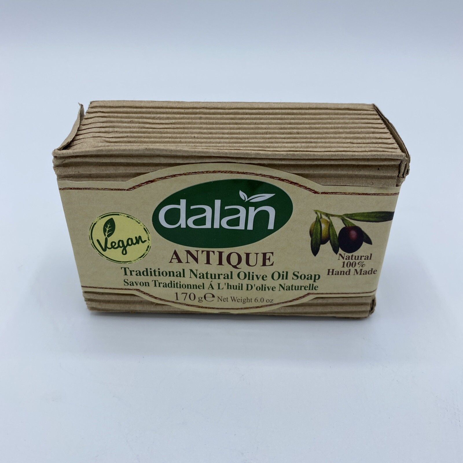 Dalan Antique Olive Oil Bar Soap 100% Natural 170 g/6 oz Vegan Pirina Banyo