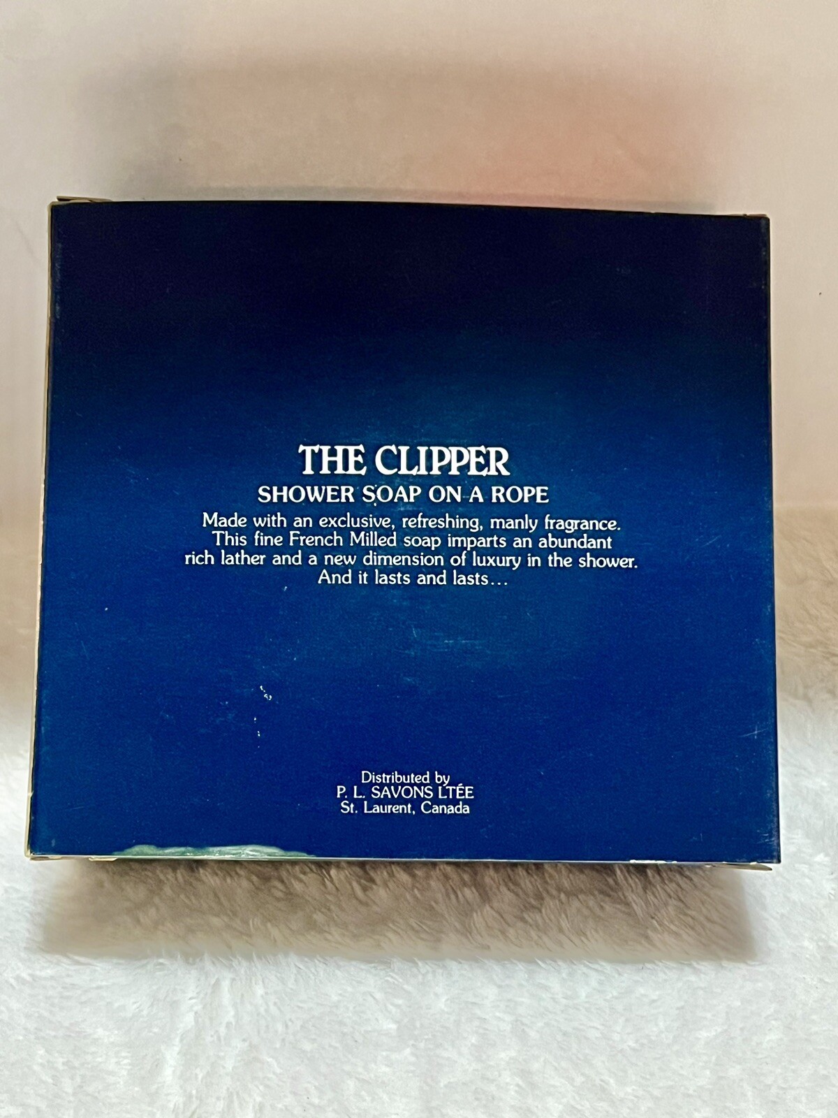Vintage The Clipper Soap on A Rope 5 Oz Boxed New Old Stock NIB