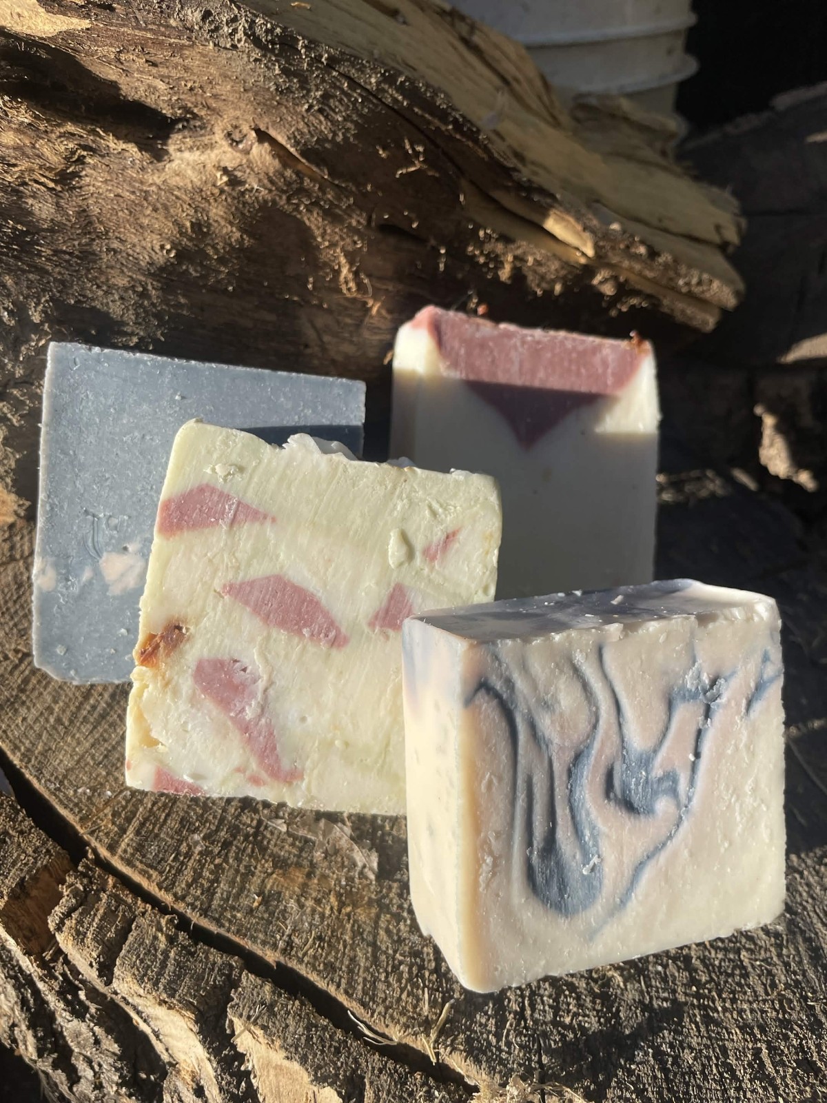100% Olive oil castile bar soap with facial clay – Multiple Scents, gentle soap