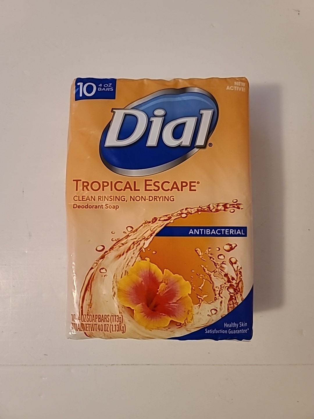 Dial Tropical Escape Bar Soap – 4oz (10 Count) – SEALED NOS Discontinued