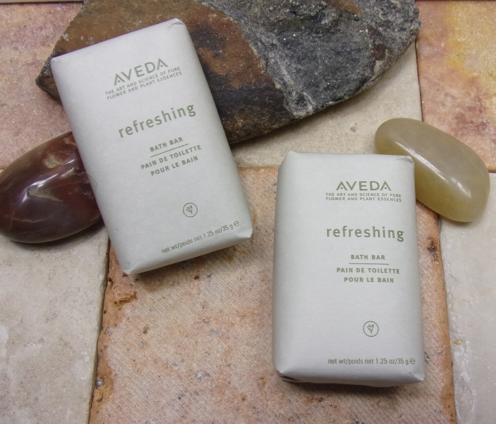 Aveda Refreshing Bath Soap 1.25 oz ~ 35 g each x 2 New in package
