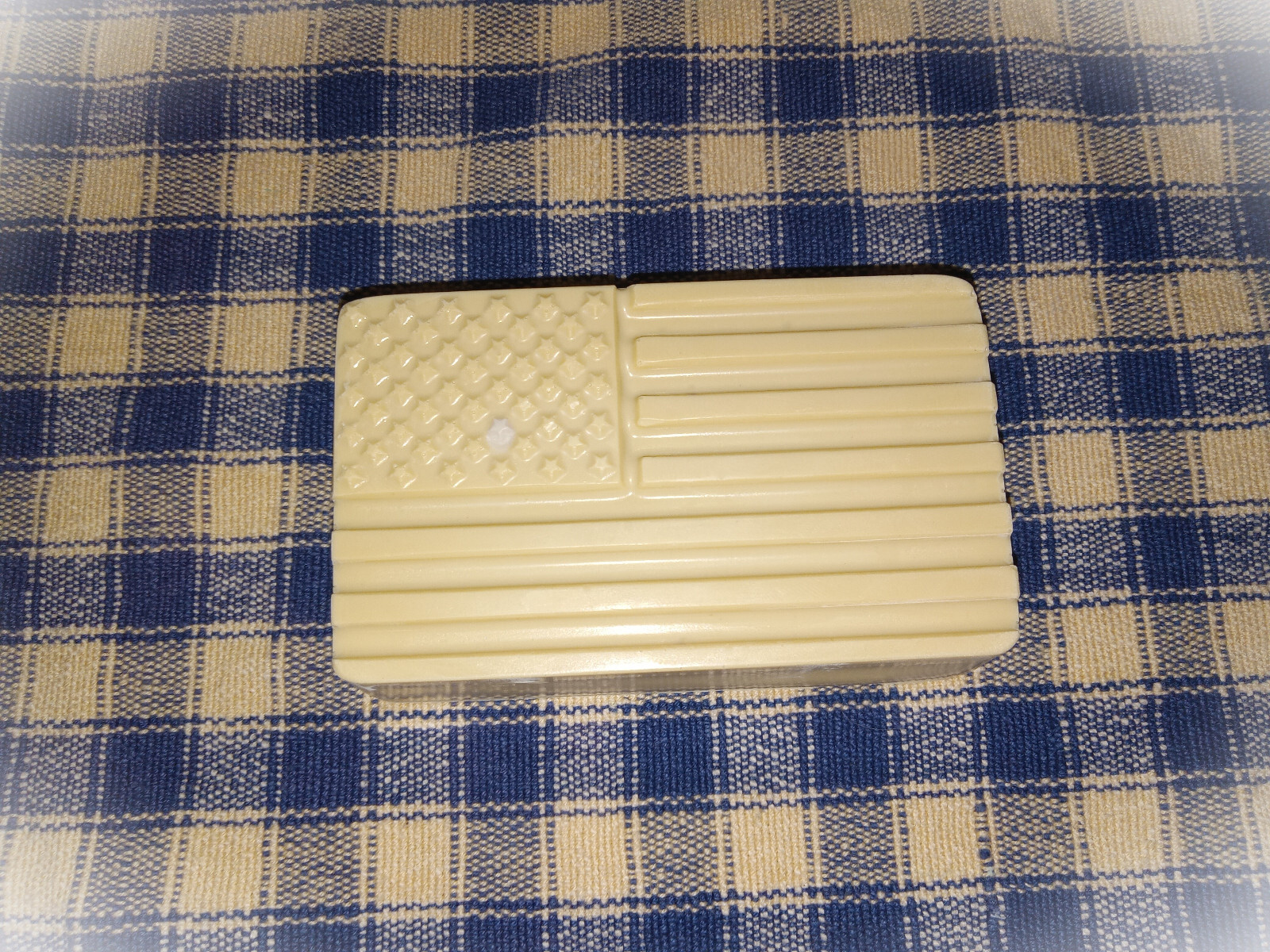 USA Flag Bar Soap, choice of soap type, scent, FREE shipping, 180+ scents