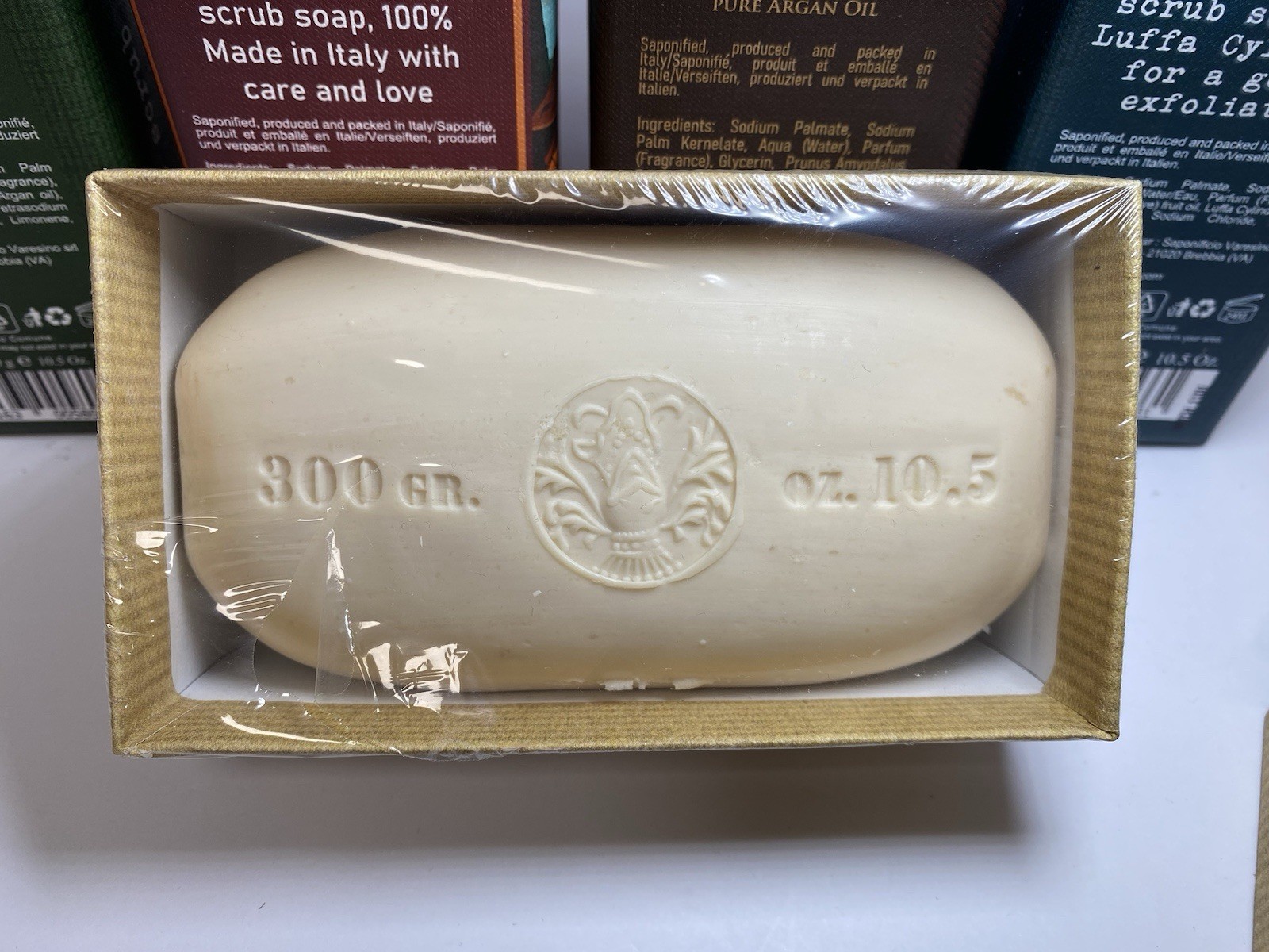 Lot of 5 Sapone Artigianale Italiano Made in Italy 300g Bath Soap Gift Set