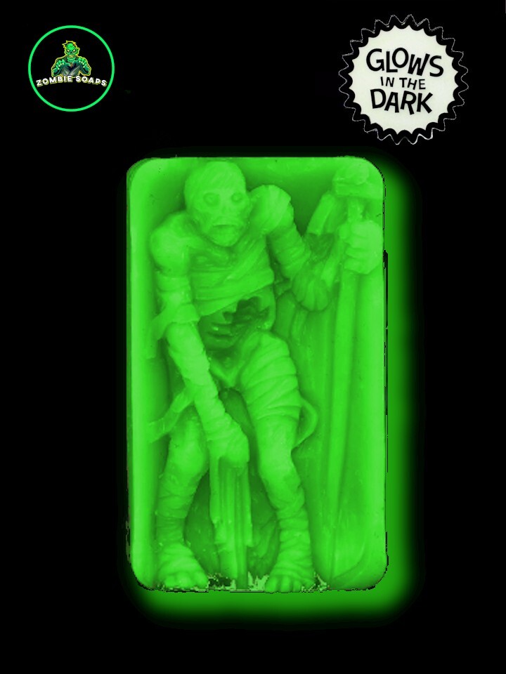 Glow-in-the-Dark Mummy Zombie Bar Soap! – Halloween Soap- Prank Soap