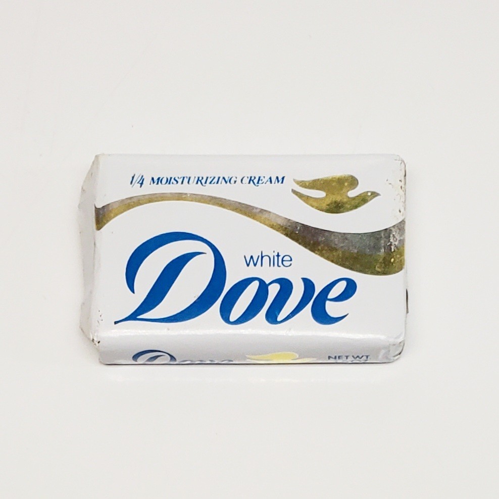Vintage White Dove Bar Soap Bath 1/4 Moisturizing Cream 1.5oz NOS Made In USA