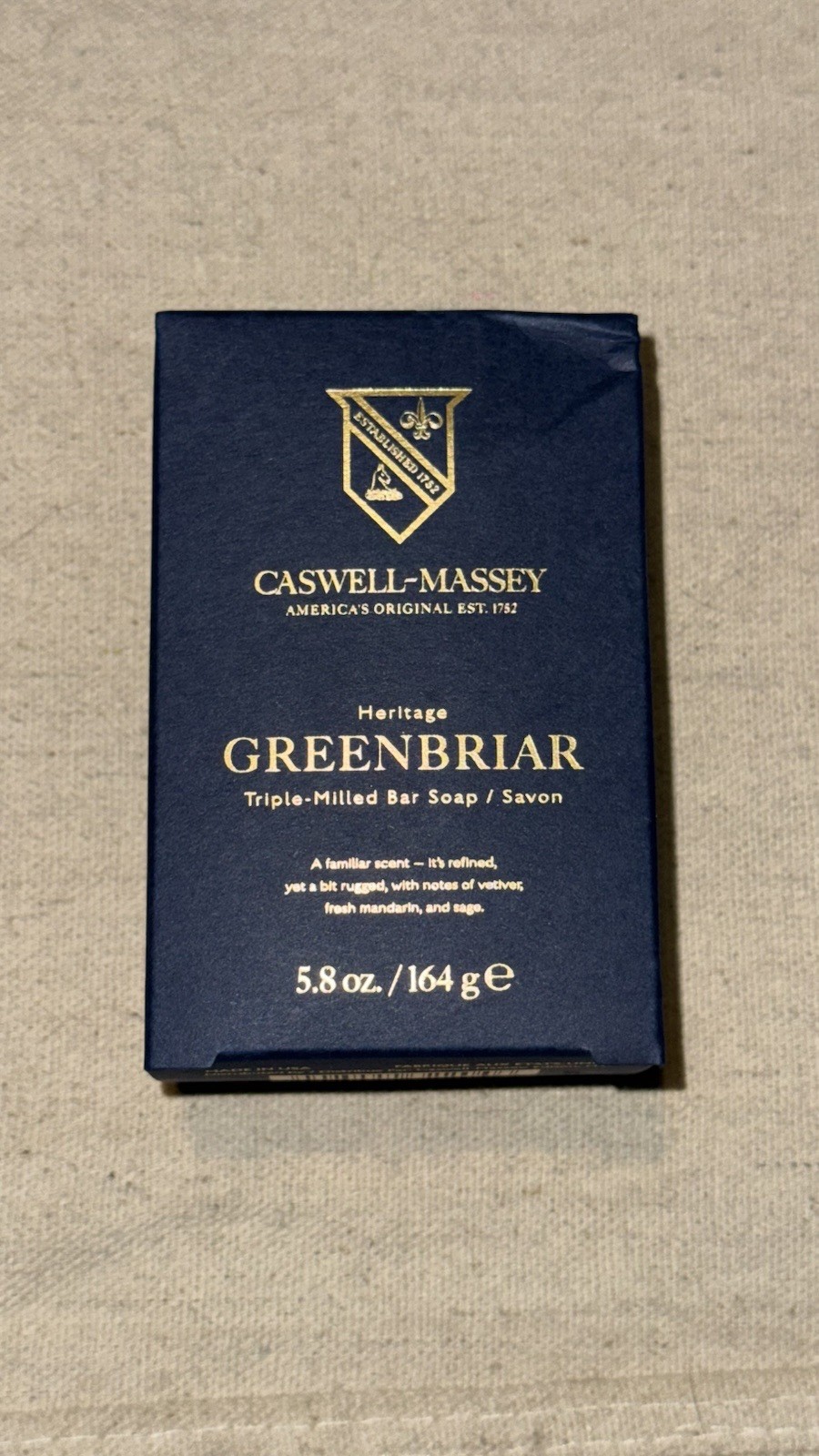 Caswell-Massey Greenbriar Soap Bar