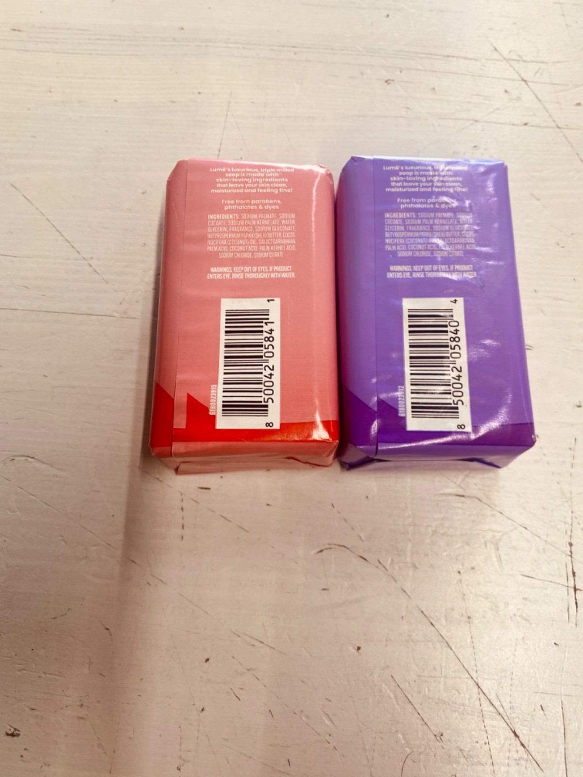 Lume Triple Milled Soap Body Bar Peony Rose Lavender Sage 5 oz
