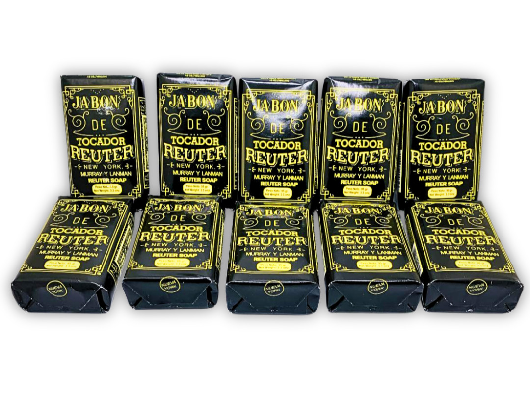 10-Pack Jabon de Tocador Reuter Murray & Lanman Bar Soap, 3.3 oz